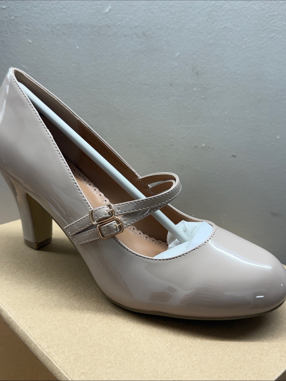 Journee Collection WENDY-09 Blush Heels with Double Straps Women’s Size 10 NWT
